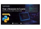 Top 5 Reasons to Learn Python Full Course in 2024 An Expert Guide