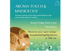 Kinesiology AromaTouch -  pain in your shoulders, knees, neck?