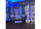 Obtain exclusive party rentals for Sweet 16 Decorations from the Brat Shack