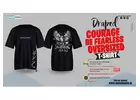 Draped in Courage Be Fearless Oversized T Shirt – Punjabi Adda