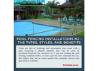 Make your pool area safe with pool fencing installations in NZ