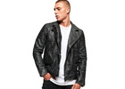 Buy Classic Cole Black Motorcycle Leather Jacket Online In India - Marry Clothing