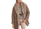 Buy Luxurious & Warm Averi Brown Fur Leather Trench Coat Online In India - Marry Clothing