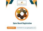 Spice Board Registration and Certificate in India