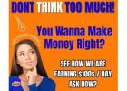 Easy Work at Home - Get Paid Cash Daily