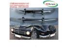 Volvo PV 444 (1947-1958) bumpers with bullhorns overriders by stainless steel