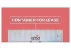 Cargo container rentals | LOTUS Containers