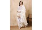 Buy Stylish White Salwar Suits @Mirraw Online