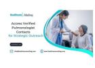 Access Verified Pulmonologist Contacts for Strategic Outreach