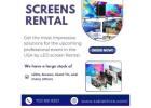 Screen Rental Solutions for Meetings and Exhibitions