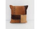 Unique Cowhide Cushions for Rustic Charm