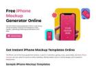 best free iPhone mockup generators for branding projects