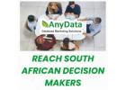 Reach South African Decision Makers - AnyData