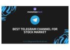 Best Telegram Channels for Stock Market Insights and Tips