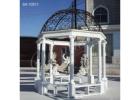 Outdoor Marble Gazebo for Garden and Home Decor