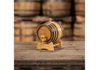 Small Wooden Whiskey Barrel for Sale – Ideal for Home Aging