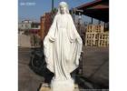 Religious Marble Vigin Mary Statue for Church and Home Decor