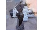 Beautiful White Marble Abstract Woman Sculpture for Outdoor Garden and Home Decor