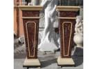 Classical Marble Pedestal for Sculptures and Planters