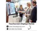 Touch Screen Hire for Events