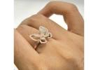 Elegant Rose Gold Butterfly Ring A Symbol of Grace and Beauty