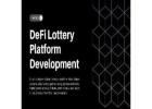 Revolutionize Lottery Games with***********-Powered DeFi Solutions