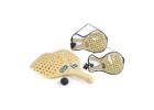 Beach Spades with Ball Sport 12 mm Wood- Qubyk UK