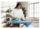 Save your time from ironing clothes with professional assistance!