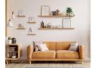 Large Wall Shelf Grandeur in Oak for Modern Spaces