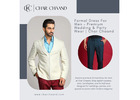 Formal Dress For Men – Premium Wedding & Party Wear | Char Chaand