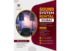 Which is the Best Sound System Rental Company in Dubai?