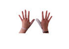 Finger/Thumb Stalls Clear Medium (6)
