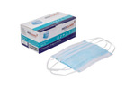 3 Ply Surgical Face Mask Blue with Ear Loops - Fluid Resistant Type IIR (50)