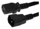 Global IEC C14 to C13 Extension Power Cord 17/3 SJT (10A 250V)