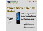 Interactive Touch Screen Rental Dubai for Events