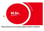 Master's degree in physics